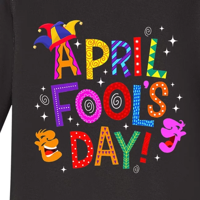 Funny April Fools Day Pranks Kit 1st April Jokes Baby Long Sleeve Bodysuit