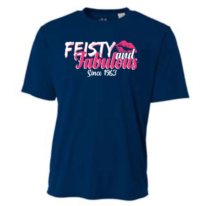 Feisty And Fabulous Since 1963 60th Birthday Cooling Performance Crew T-Shirt