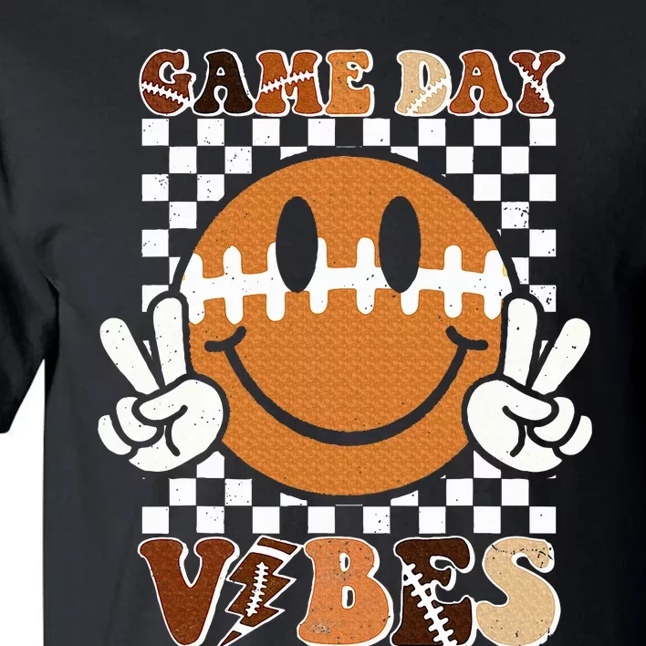 Face American Football Game Day Vibes Tall T-Shirt