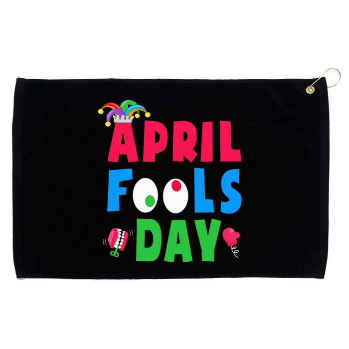 Funny April Fool's Day April 1st joke Pranks Grommeted Golf Towel