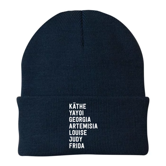 Famous Artists Feminism Art History Knit Cap Winter Beanie