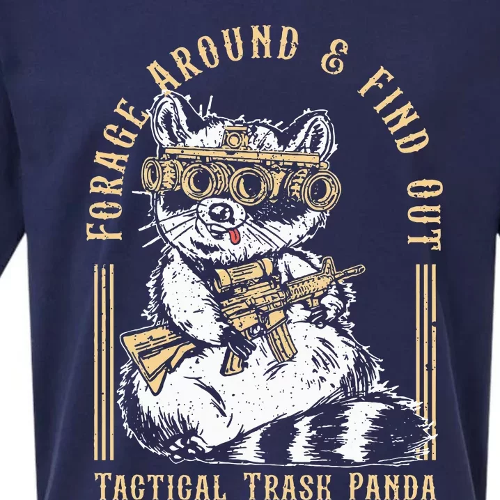 Forage Around & Find Out Tactical Trash Panda Sueded Cloud Jersey T-Shirt