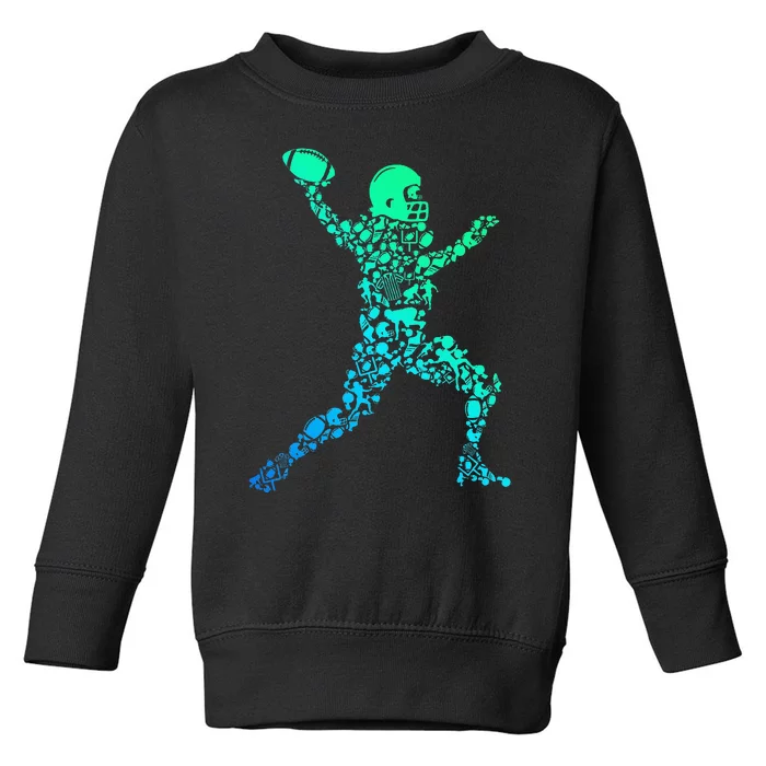 Football American Toddler Sweatshirt