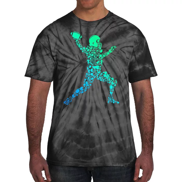 Football American Tie-Dye T-Shirt