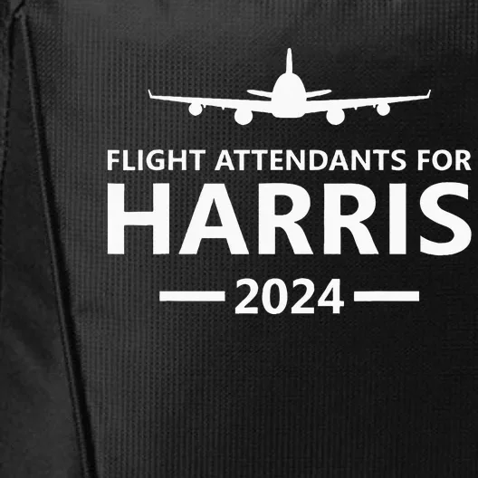 Flight Attendants For Kamala Harris 2024 Election Stewardess City Backpack