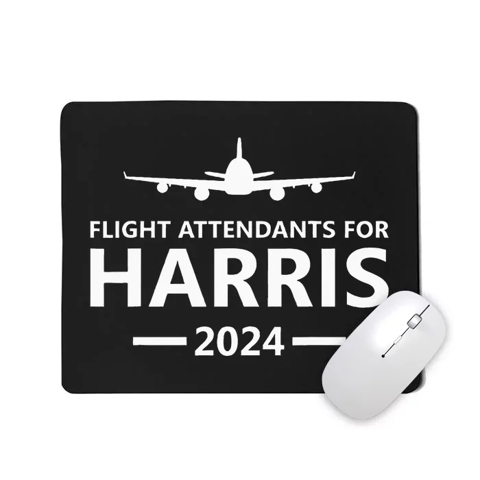 Flight Attendants For Kamala Harris 2024 Election Stewardess Mousepad