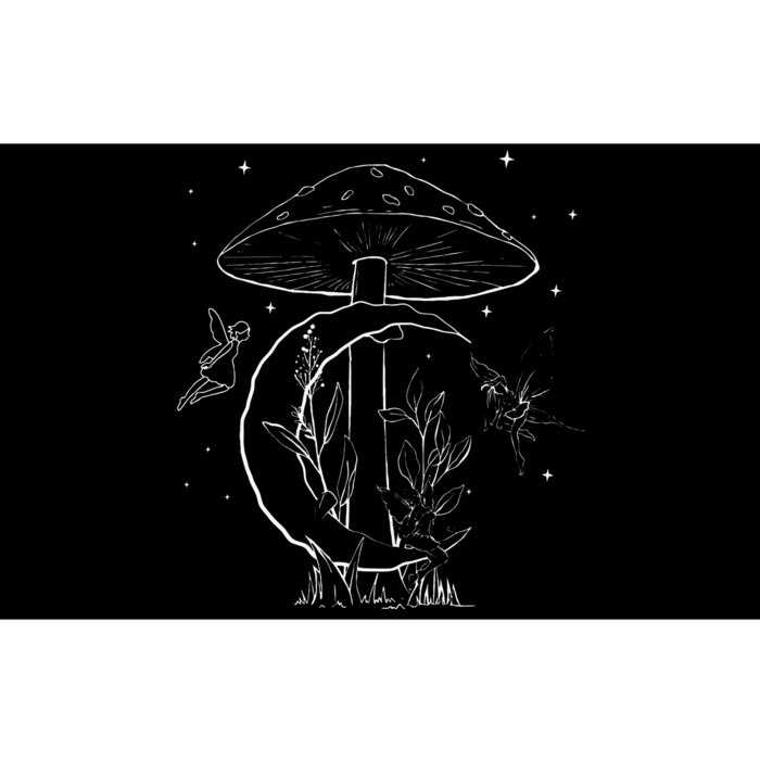 Fairycore Aesthetic Fairy Core Grunge Mushroom Moon Fairies Bumper Sticker