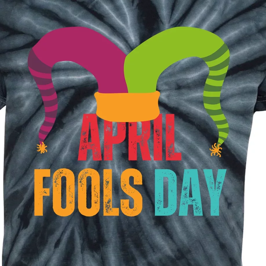 Funny April Fools Day Kids Tie-Dye T-Shirt