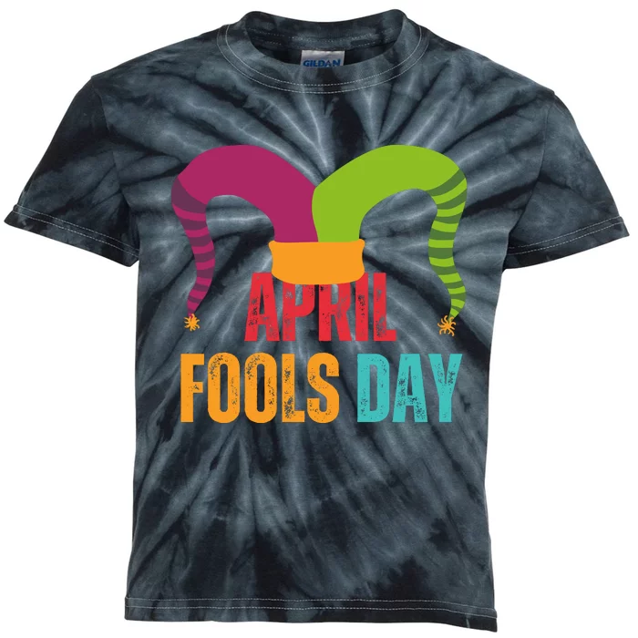 Funny April Fools Day Kids Tie-Dye T-Shirt