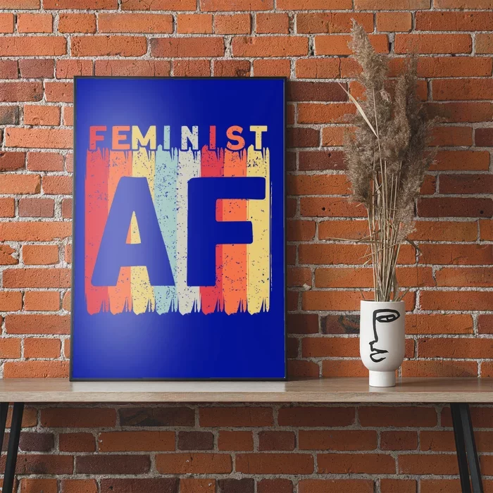 Feminist Af Feminism Cute Gift Poster