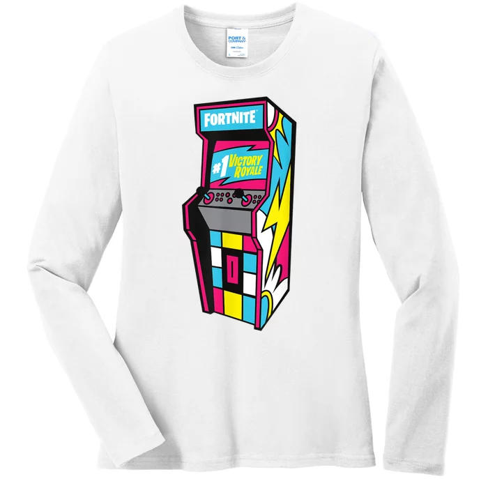 Fortnite Arcade Ladies Long Sleeve Shirt