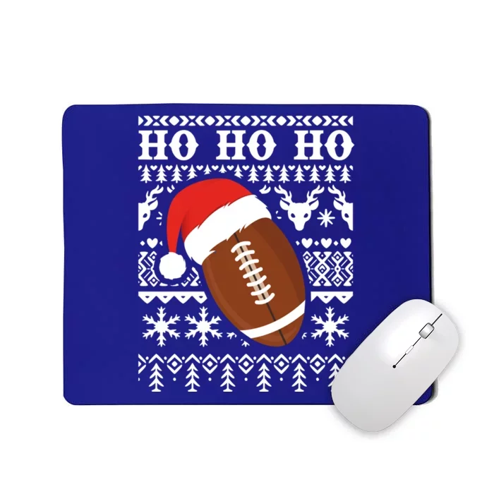 Funny American Football Ugly Christmas Sweater Xmas Gift Mousepad