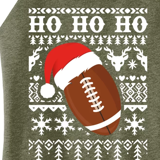 Funny American Football Ugly Christmas Sweater Xmas Gift Women’s Perfect Tri Rocker Tank