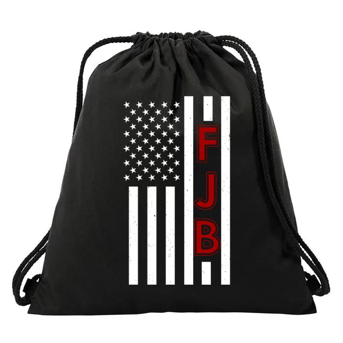 FJB American Flag Drawstring Bag