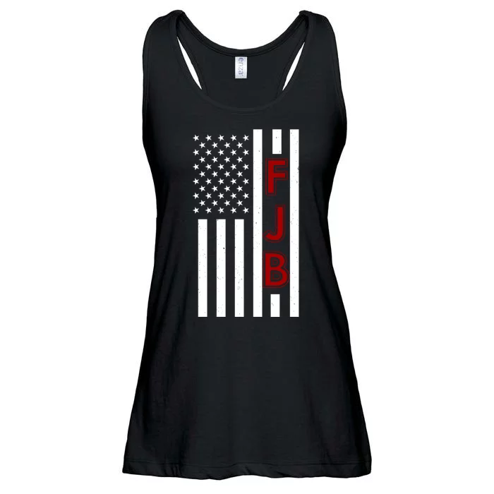 FJB American Flag Ladies Essential Flowy Tank