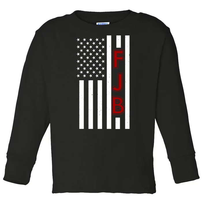 FJB American Flag Toddler Long Sleeve Shirt