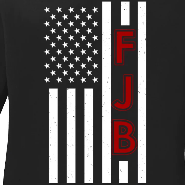 FJB American Flag Ladies Long Sleeve Shirt