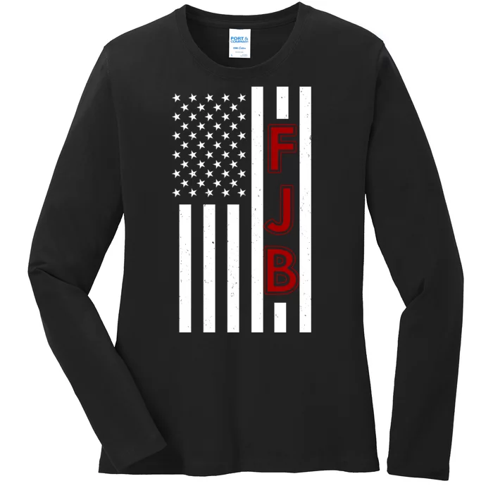 FJB American Flag Ladies Long Sleeve Shirt