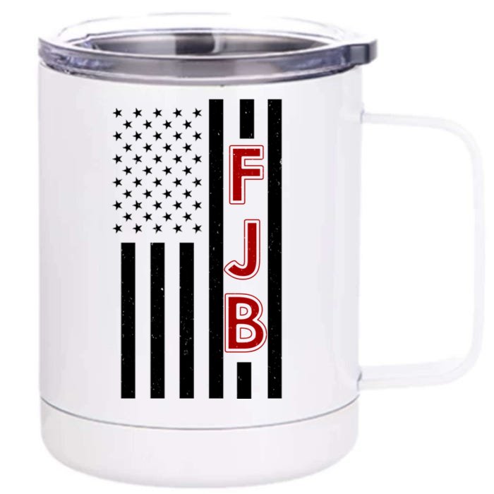 FJB American Flag Front & Back 12oz Stainless Steel Tumbler Cup