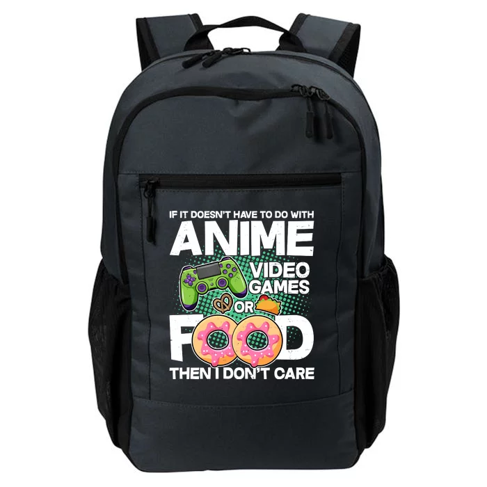 Funny Anime Food And Video Games Daily Commute Backpack