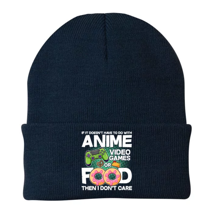 Funny Anime Food And Video Games Knit Cap Winter Beanie