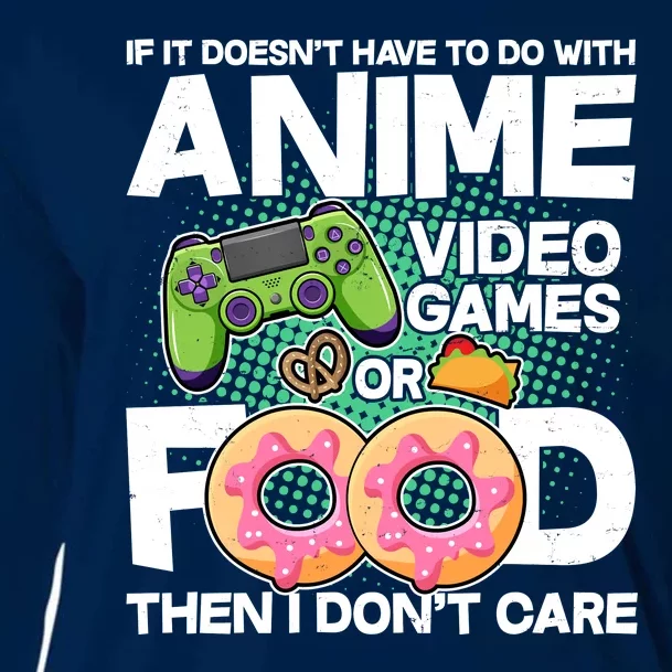 Funny Anime Food And Video Games Cooling Performance Long Sleeve Crew