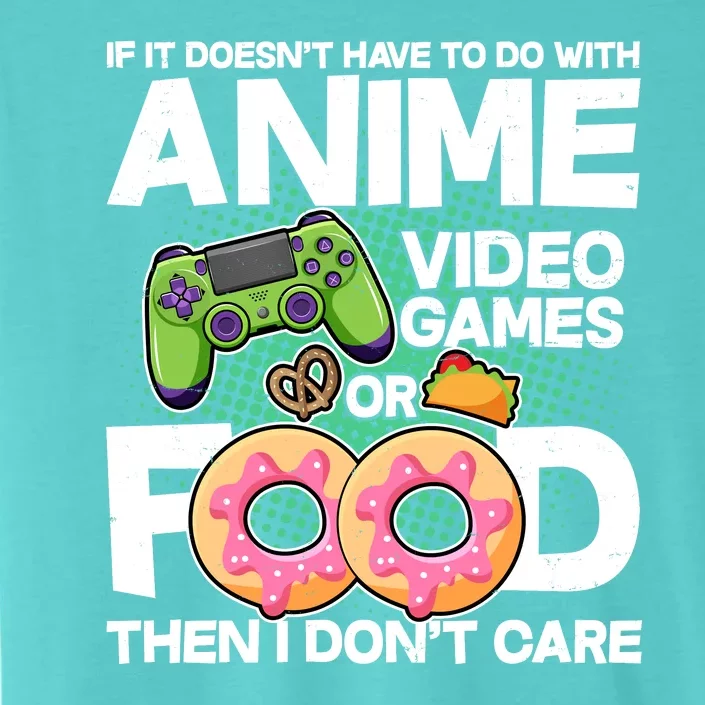 Funny Anime Food And Video Games ChromaSoft Performance T-Shirt