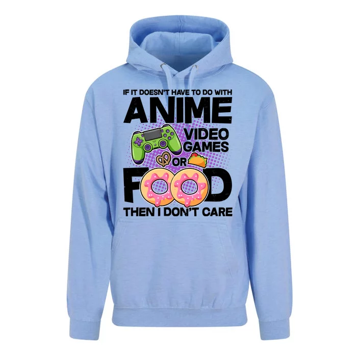 Funny Anime Food And Video Games Unisex Surf Hoodie