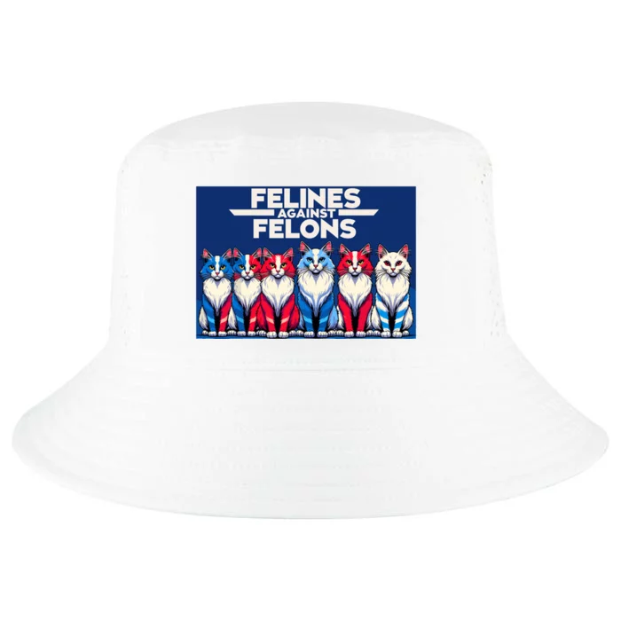 Felines Against Felons Cool Comfort Performance Bucket Hat