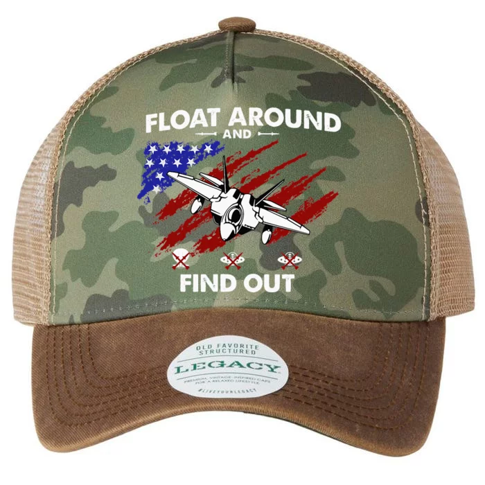 Float Around & Find Out Chinese Spy Balloon & UFOs USA Flag Legacy Tie Dye Trucker Hat