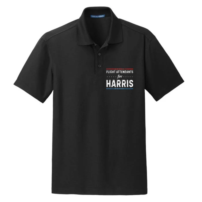 Flight Attendants For Kamala Harris President 2024 Dry Zone Grid Performance Polo