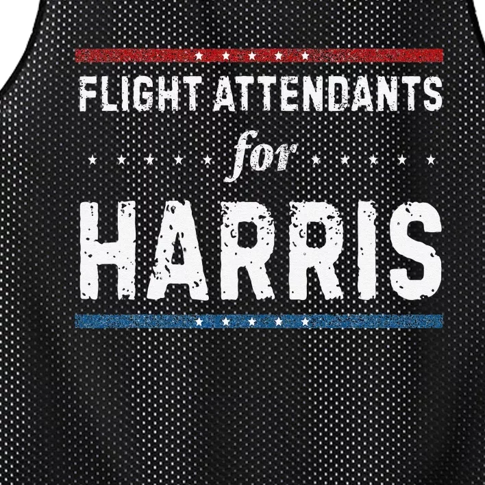 Flight Attendants For Kamala Harris President 2024 Mesh Reversible Basketball Jersey Tank