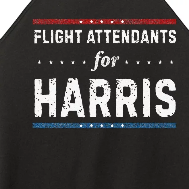 Flight Attendants For Kamala Harris President 2024 Women’s Perfect Tri Rocker Tank