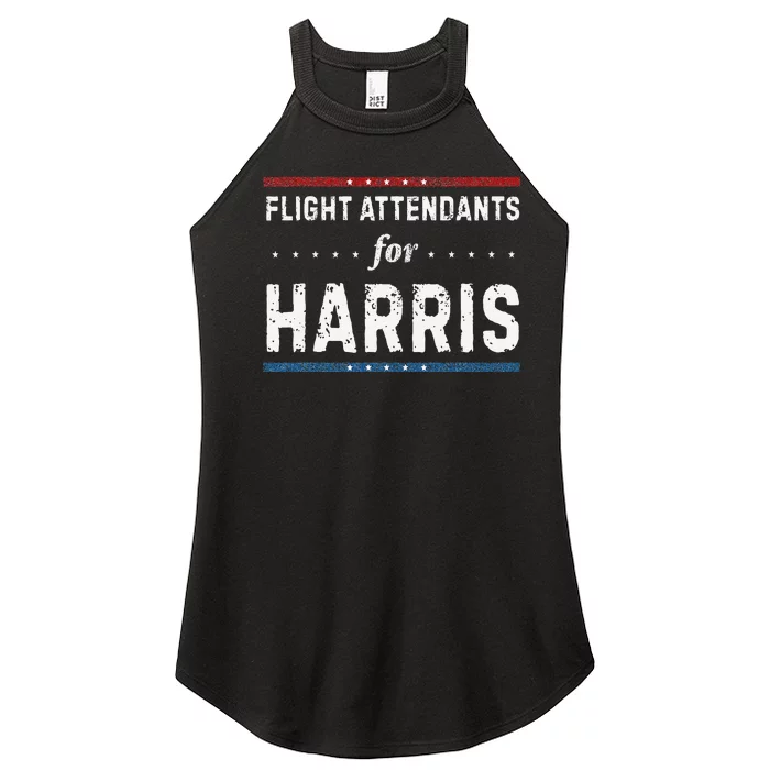 Flight Attendants For Kamala Harris President 2024 Women’s Perfect Tri Rocker Tank