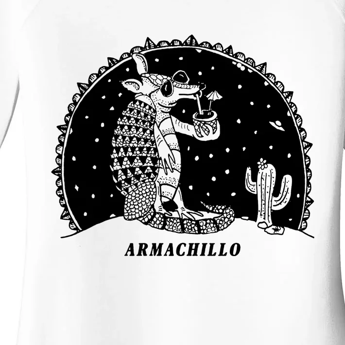 Funny Armadillo Women's Perfect Tri Tunic Long Sleeve Shirt