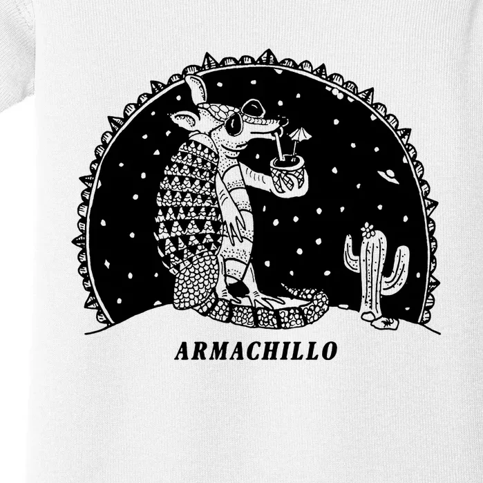 Funny Armadillo Baby Bodysuit