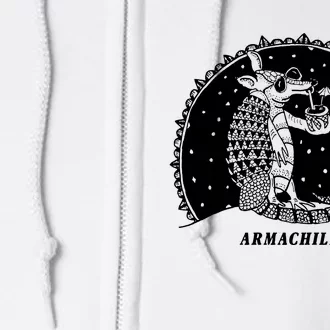 Funny Armadillo Full Zip Hoodie