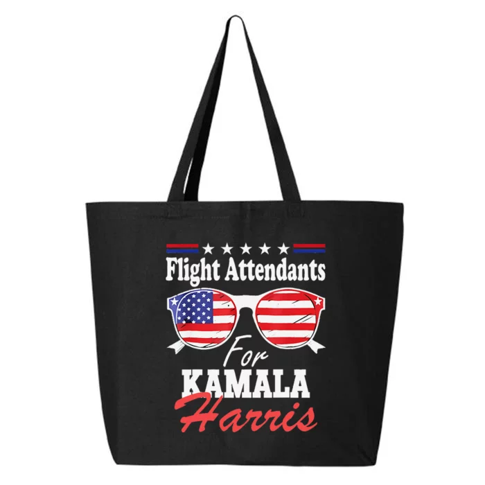 Flight Attendants For Kamala Harris 2024 For President 25L Jumbo Tote