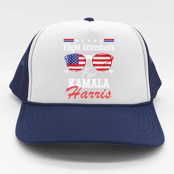 Flight Attendants For Kamala Harris 2024 For President Trucker Hat