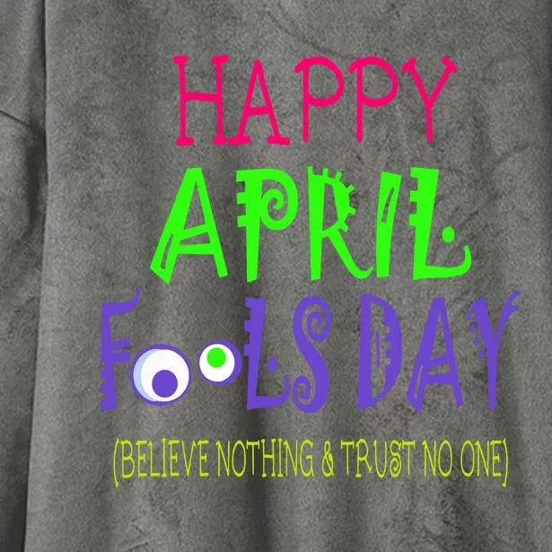 Funny April Fools Day April 1st Joke Pranks Hooded Wearable Blanket