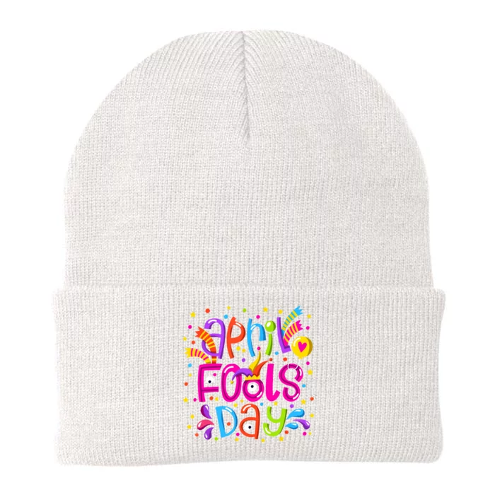 Funny April Fools Day Knit Cap Winter Beanie