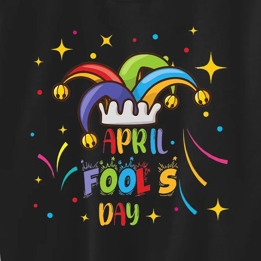 Funny April Fools Day Pranks Kit 1st April Jokes Kids Sweatshirt