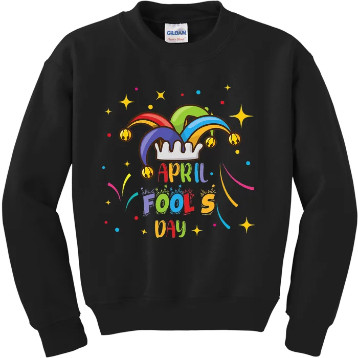 Funny April Fools Day Pranks Kit 1st April Jokes Kids Sweatshirt