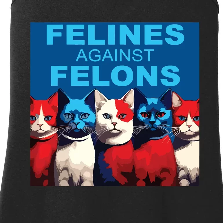 Felines Against Felons Ladies Essential Tank