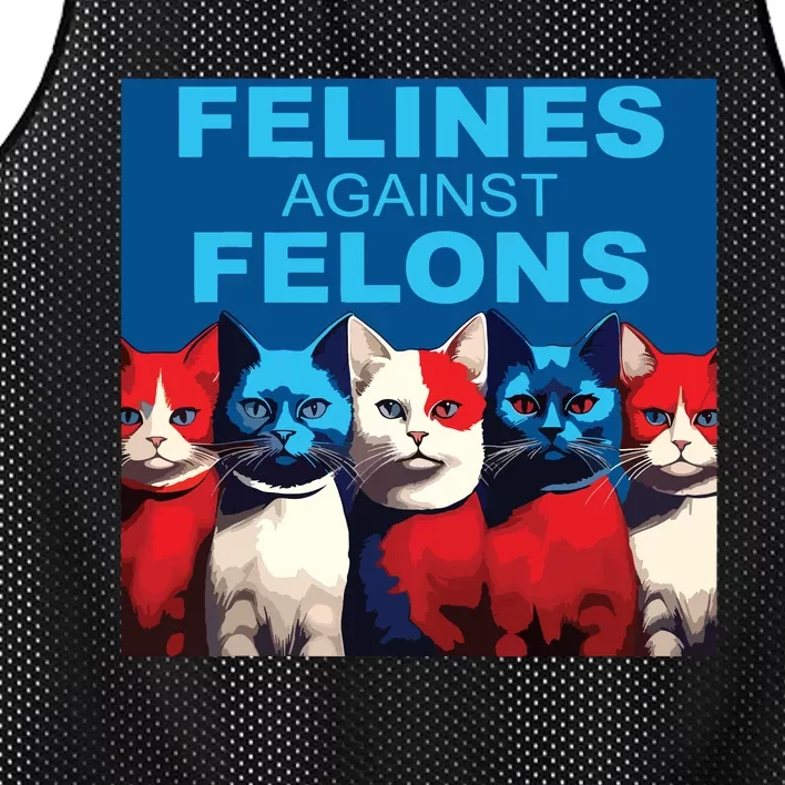 Felines Against Felons Mesh Reversible Basketball Jersey Tank