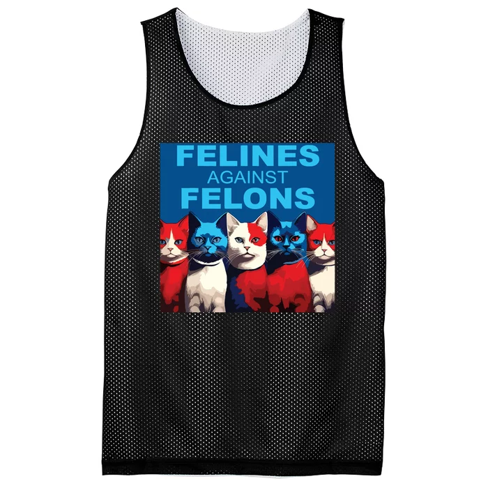 Felines Against Felons Mesh Reversible Basketball Jersey Tank