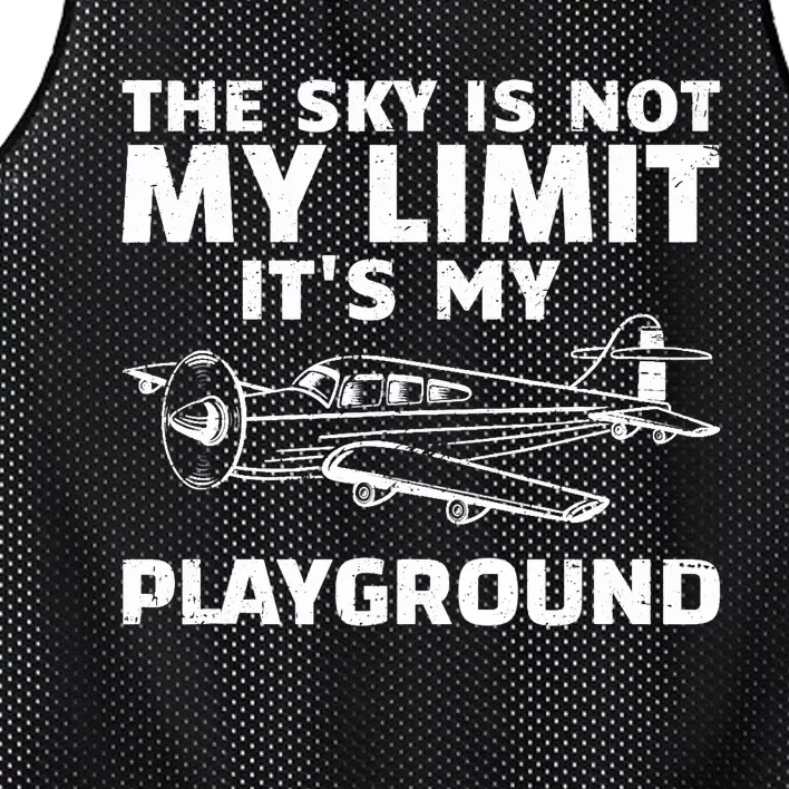 Funny Airplane For Aviation Pilot Airplane Lovers Mesh Reversible Basketball Jersey Tank