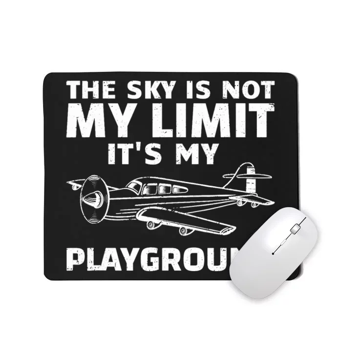 Funny Airplane For Aviation Pilot Airplane Lovers Mousepad