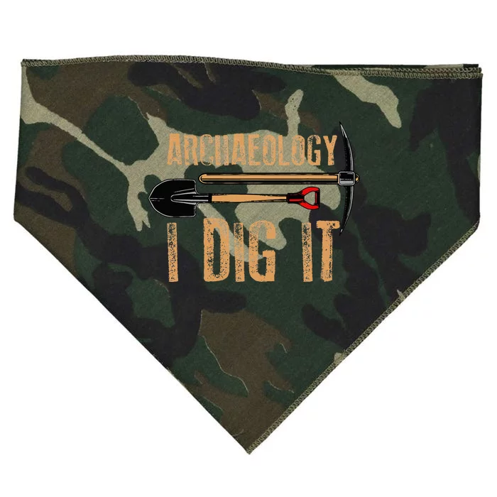 Funny Archaeology For Women Artifact Archaeologist USA-Made Doggie Bandana