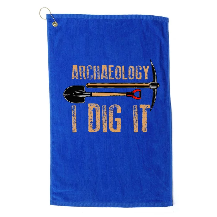 Funny Archaeology For Women Artifact Archaeologist Platinum Collection Golf Towel